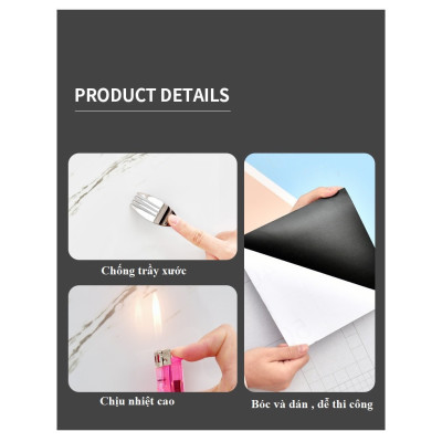 Bộ 15 Tấm Xốp Dán Tường 3D PVC Vân Đá 60x30cm Keo Sẵn Dày 2,5mm Cao Cấp, Sang trọng