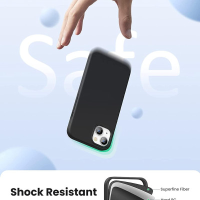 Ugreen UG80673LP544TK Màu Đen Silicone Ốp Lưng Iphone 13 6.1inch - HÀNG CHÍNH HÃNG