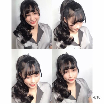 Tóc mái thưa che hói cao cấp 3D- hình thật