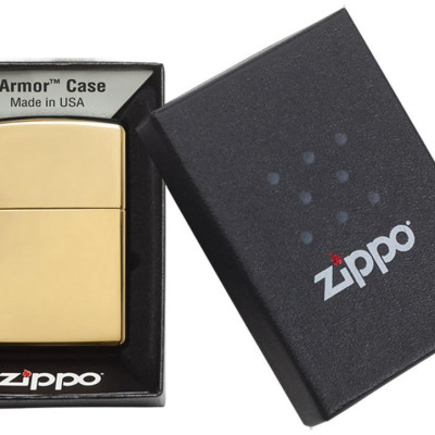 Bật lửa Zippo Armor High Polish Brass 169