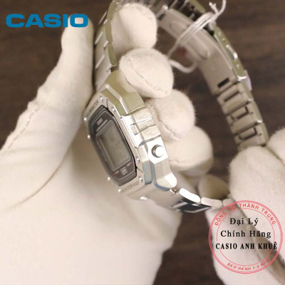 Đồng Hồ Casio nam W-218HD-1AV Dây Kim Loại Mặt Vuông