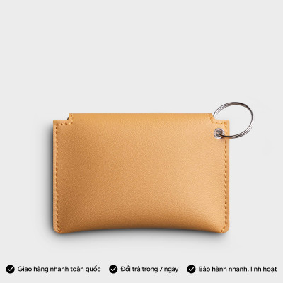 Ví Yuumy ( Thời trang nữ nắp gập cỡ nhỏ - Ví móc khóa da Seasand YMK16 )