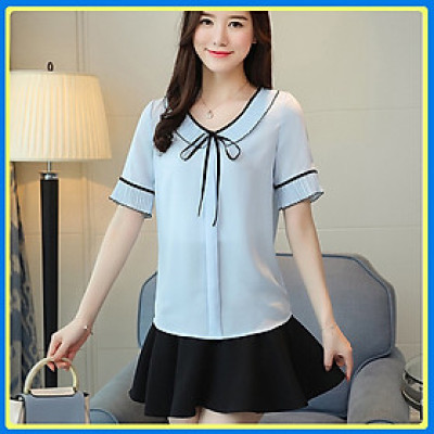 Áo sơ mi công sở QK5 - Áo sơ mi công sở đơn giản tay lở 