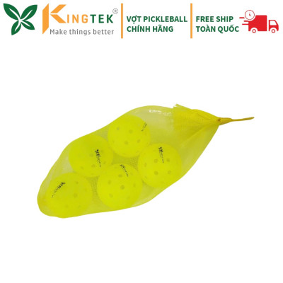 Bóng Pickleball tiêu chuẩn thi đấu Kingtek K-Elite | Combo 10 bóng