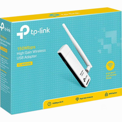 USB Wifi 150Mbps TP-Link High Gain Wireless TL-WN722N - Hàng chính hãng