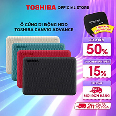 Ổ cứng di động Toshiba Canvio Advance Hàng Chính Hãng