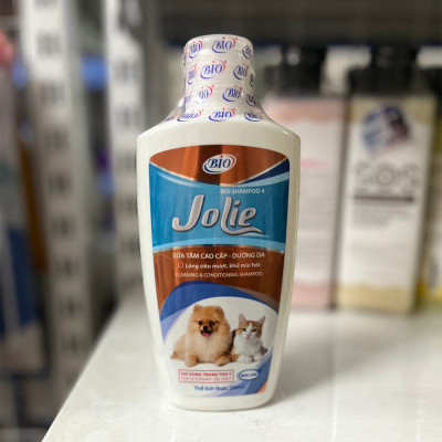 Sữa Tắm Cao Cấp Dưỡng Lông Khử Mùi Hôi Cho Chó Mèo Bio Jolie - YonaPetshop