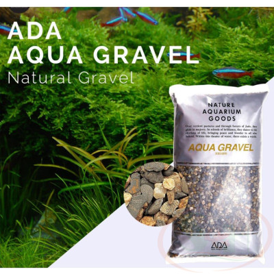Sạn sỏi ADA Aqua Gravel S trang trí trải nền bể cá tép thủy sinh