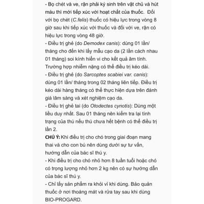 Viên nhai Bio ProGard diệt ve rận, bọ chét, ghẻ tai chó