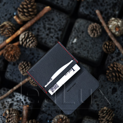 Ví Da Nam Nữ Đựng Thẻ Handmade Lealux Holder Handmade 1