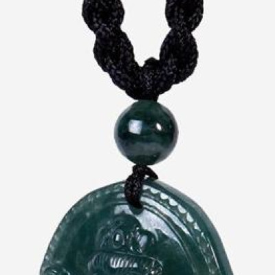 Mặt Dây Chuyền Đại Thế Chí Bồ Tát Tuổi Ngọ Đá Cẩm Thạch Nước Ngọc Ngọc Quý Gemstones