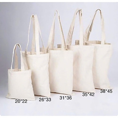 Túi tote trơn và hoạ tiết hình dễ thương xinh xắn nhiều size 3B