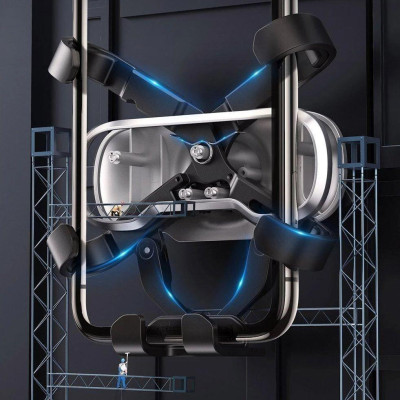 Ugreen UG80539LP228TK xoay 360 độ 4.7 đến 7 inch kẹp điện thoại màu đen gắn khe gió đa chiều - HÀNG CHÍNH HÃNG