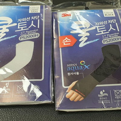Ống Tay Chống Nắng & Tia UV xỏ ngón 3M Mipan AquaX UV Protection Cool Wristlet PS2000H