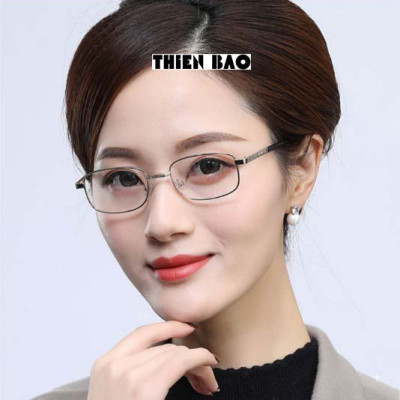 Kính lão thị, viễn thị toàn viền kim loại NAM NỮ Bạc silver PUMA01 tròng phản quang chuẩn độ cao cấp chống mỏi