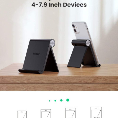 Ugreen UG80628LP106TK Màu Đen Giá đỡ điện thoại để bàn - HÀNG CHÍNH HÃNG