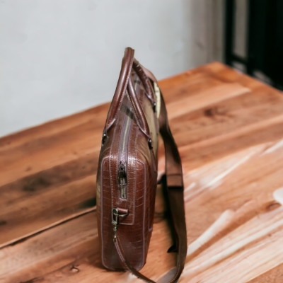 Quà Tặng Đồ Da ONEDA- OND122 , Cặp Da Công Sở - Hàng Chính Hãng