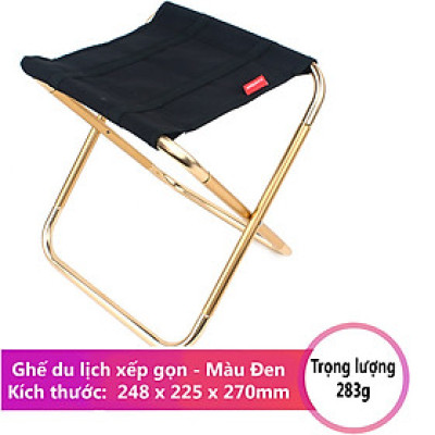 Ghế Xếp Inox Ghế Câu Cá Gấp Gọn Mini Bỏ Túi Dễ Dàng Mang Khi Du Lịch Dã Ngoại