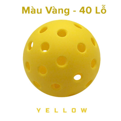 Bóng pickleball thi đấu tập luyện chuyên nghiệp ngoài trời 40 lỗ đủ màu chất lượng quốc tế - Chính hãng dododios, Banh Pickleball