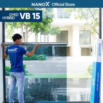Phim cách nhiệt NanoX VB 15 phản quang, phản gương dán kính chống nắng nóng