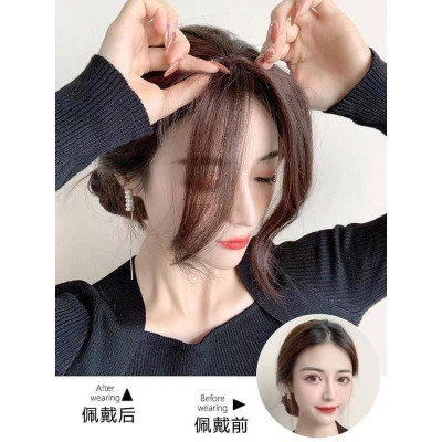 Mái hất 3D 100% tóc thật