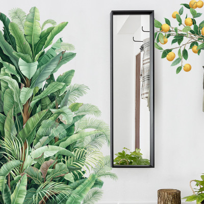 Sticker Giấy Dán Tường Decal Dán tường Tranh Dán Tường Trang Trí Tường Mẫu Cây Cảnh Trong Nhà ZDB-2488