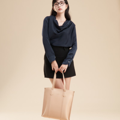 Túi Yuumy ( Thời trang nữ công sở dáng đứng - Túi xách da Bergen YTX55 )