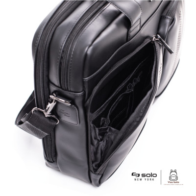 Túi xách Solo Moore 15.6 inch - Màu đen - Mã VNL300-4 - Kích thước Cao 31 x Ngang 40 x Rộng 12 cm - Túi chính hãng bảo hành 5 năm
