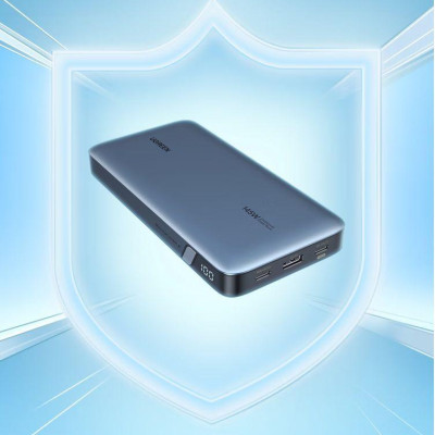 Ugreen UG90597PB205TK 25000mAh 145W Sạc dự phòng kèm cáp USB-C 0.5M có LCD gồm 2 cổng USB-C và 1 cổng USB-A hổ trợ sạc nhanh - HÀNG CHÍNH HÃNG