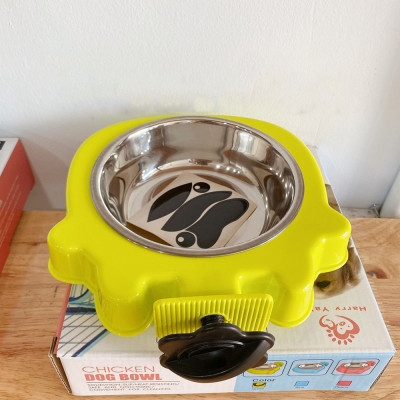 Bát Ăn Inox Gài Chuồng Cho Chó Mèo Nhiều Mẫu