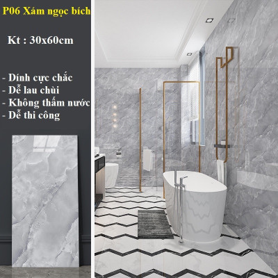 Bộ 20 Tấm Xốp Dán Tường 3D PVC Gỗ Kem 60x30cm Keo Sẵn Dày 2,5mm Cao Cấp, Sang Trọng