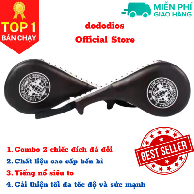 combo 2 đích đá đấm boxing teakwondo, Karate, vovinam, Muay Thái, Vstar, tập võ thuật, combo 2 Vợt Đá Đôi Vợt Đá Đơn (ĐƠN VỊ TÍNH: 1 CÁI) Taekwondo Vovinam Cổ Truyền Kích BOXING- Chính hãng dododios, 