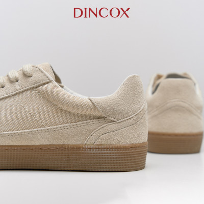 Giày Sneaker Vải Canvas Nam DC35 Beige Dincox Shoes