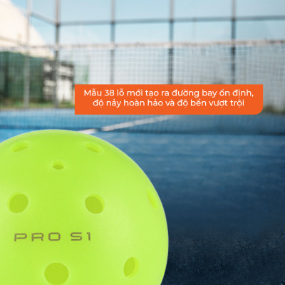 Bóng Pickleball Selkirk Pro S1 - Chuẩn Thi Đấu Cao Cấp Nhất Của Selkirk - Siêu Bền  - Đường Bóng Ổn Định