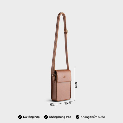 Túi Lata ( Thời trang nữ đi chơi size 12 - Túi đeo chéo da HN121 )