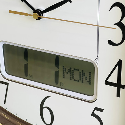 Đồng hồ treo tường hiệu RHYTHM - JAPAN  CFG708NR06 (Kích thước 30.0 x 35.5 x 5.4cm)