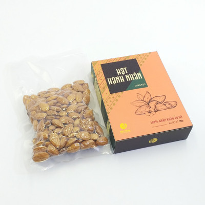 HẠT HẠNH NHÂN MỸ RANG NGUYÊN VỊ - HỘP 250G