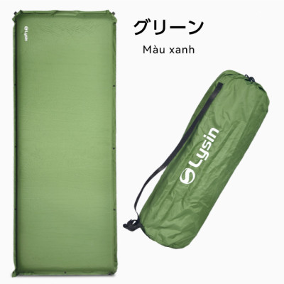 Lysin - đệm nằm dã ngoại (rộng 70cm dày 8cm, chất liệu polyetylen) tự bơm hơi thoảng mái chống thấm nước cắm trại ngoài trời, picnic, du lịch camping có thể liên kết với nhau