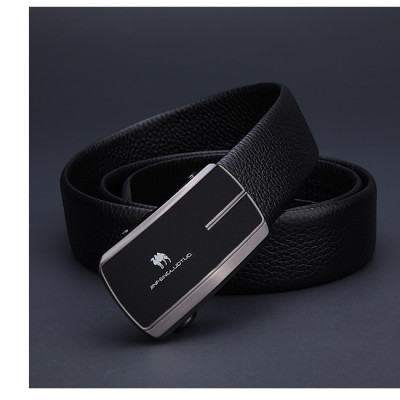 Thắt lưng nam da bò nguyên chất mặt khóa tự động hợp kim cao cấp phong cách cá tính