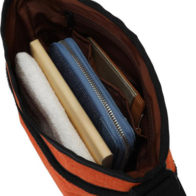 Túi đeo chéo ANELLO vải polyester canvas cỡ nhỏ AI-C1227