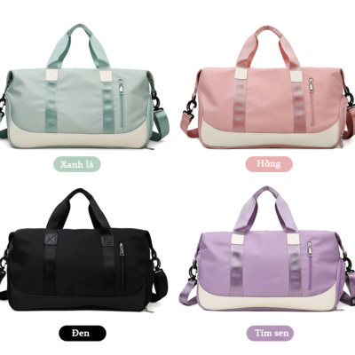 Túi Xách Du Lịch Đa Năng Cao Cấp Teement, Có Ngăn Đựng Giày Riêng Biệt, Ngăn Chống Thấm Nước - Hàng Chính Hãng