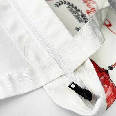 Túi canvas GIADO, túi vải bố, túi tote mẫu Nha Trang tháp Trầm