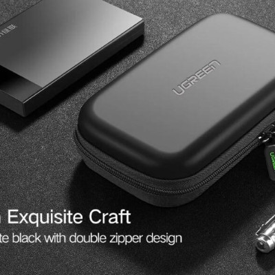 Ugreen UG50274LP128TK Hộp đựng ổ cứng 2.5 HDD + Pin dự phòng chống sốc - HÀNG CHÍNH HÃNG