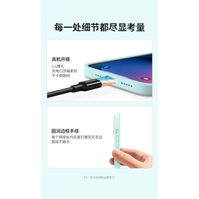 Ugreen UG90308lp544TK Silicone Màu Xanh Ốp lưng Iphone 13 Pro 6.1inch - HÀNG CHÍNH HÃNG