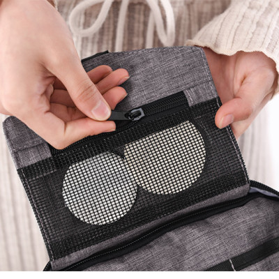 Túi đựng mỹ phẩm, đồ trang điểm, đồ dùng vệ sinh cá nhân đi du lịch - Màu Đỏ