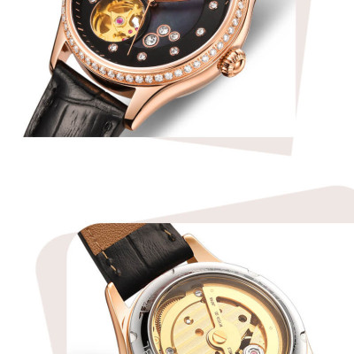 Đồng Hồ Nữ IW CARNIVAL 573L3 Chính Hãng BH 24T Chịu Nước 30m Kính Chống Xước Dây Da Cao Cấp (Máy Cơ Tự Động)