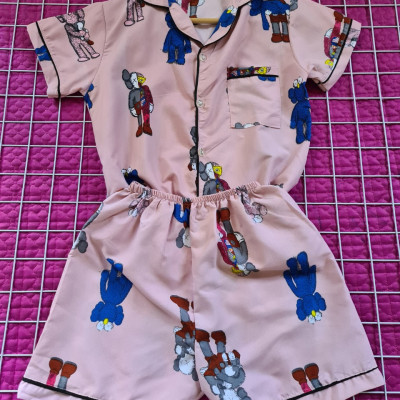 Combo 2 sét đồ pijama nữ ngắn tay mặc nhà (giao màu ngẫu nhiên)