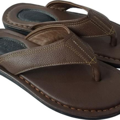 Dép Xỏ Ngón Nam BIGGBEN Da Bò Thật DK63