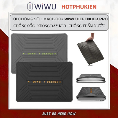 Túi Bảo Vệ Laptop, đệm Chống Sốc Laptop, túi chống sốc chống thấm nước chống va đập size 13.6 inch / 14.2 inch WIWU