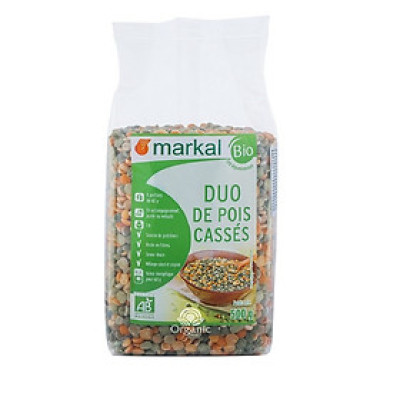 Đậu Hà Lan hữu cơ Markal (xanh & vàng) 500g